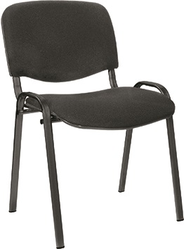 Стілець Ізо чорний (Шкірозамінник) ГАМАЮНГРУП